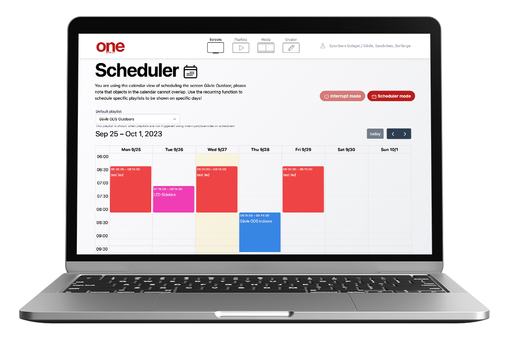 Automated Scheduling