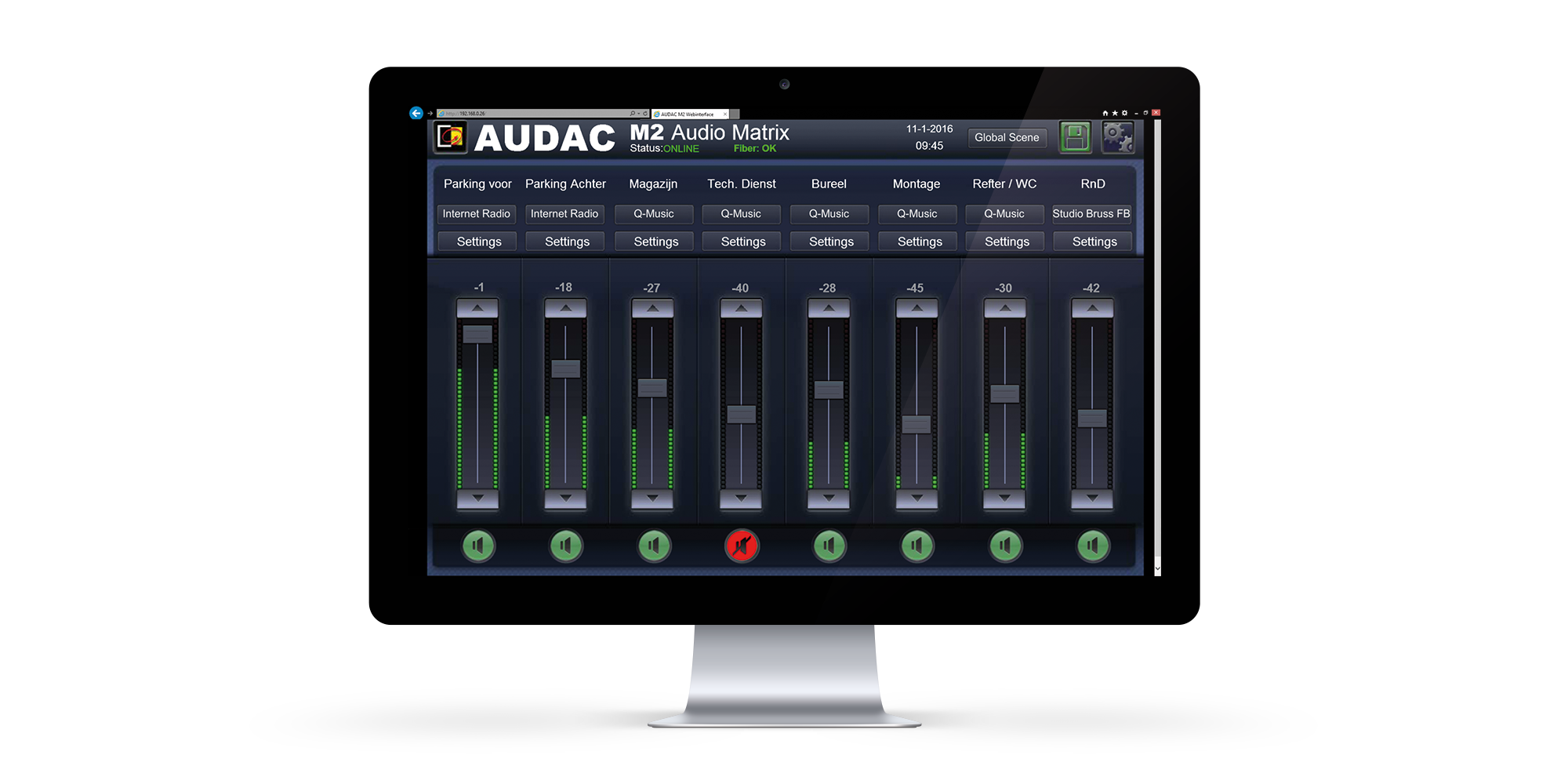AUDAC M2 Starfelt Company